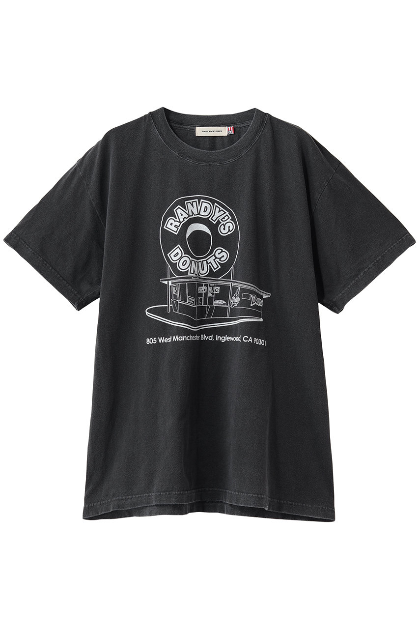 エリオポール/HELIOPOLEの【GOOD ROCK SPEED】Randy’s Donuts Tシャツ(チャコールグレー/16373005051GN)