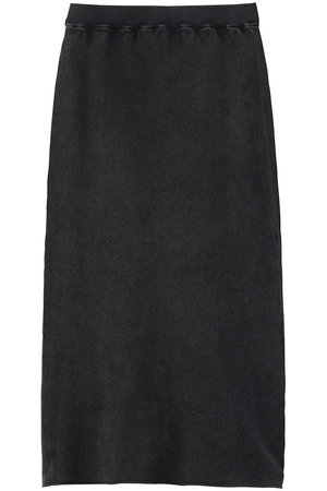 エリオポール/HELIOPOLEのFADE リブニットIラインスカート(110700/110703)