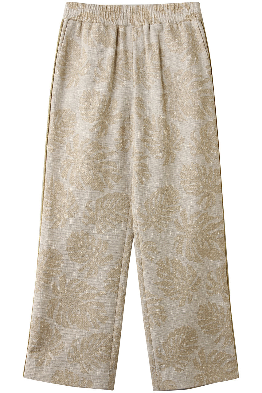 エリオポール/HELIOPOLEの【COUTURE D’ADAM】BOTANICAL JACQUARD イージーパンツ(アイボリー/16458006066CN)