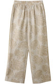 【COUTURE D’ADAM】BOTANICAL JACQUARD イージーパンツ