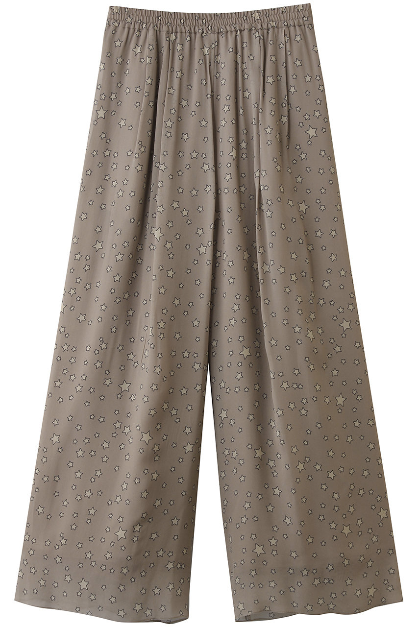 エリオポール/HELIOPOLEの【COUTURE D’ADAM】STARDUST PRINT BIG パンツ(ベージュ/16458007066CN)