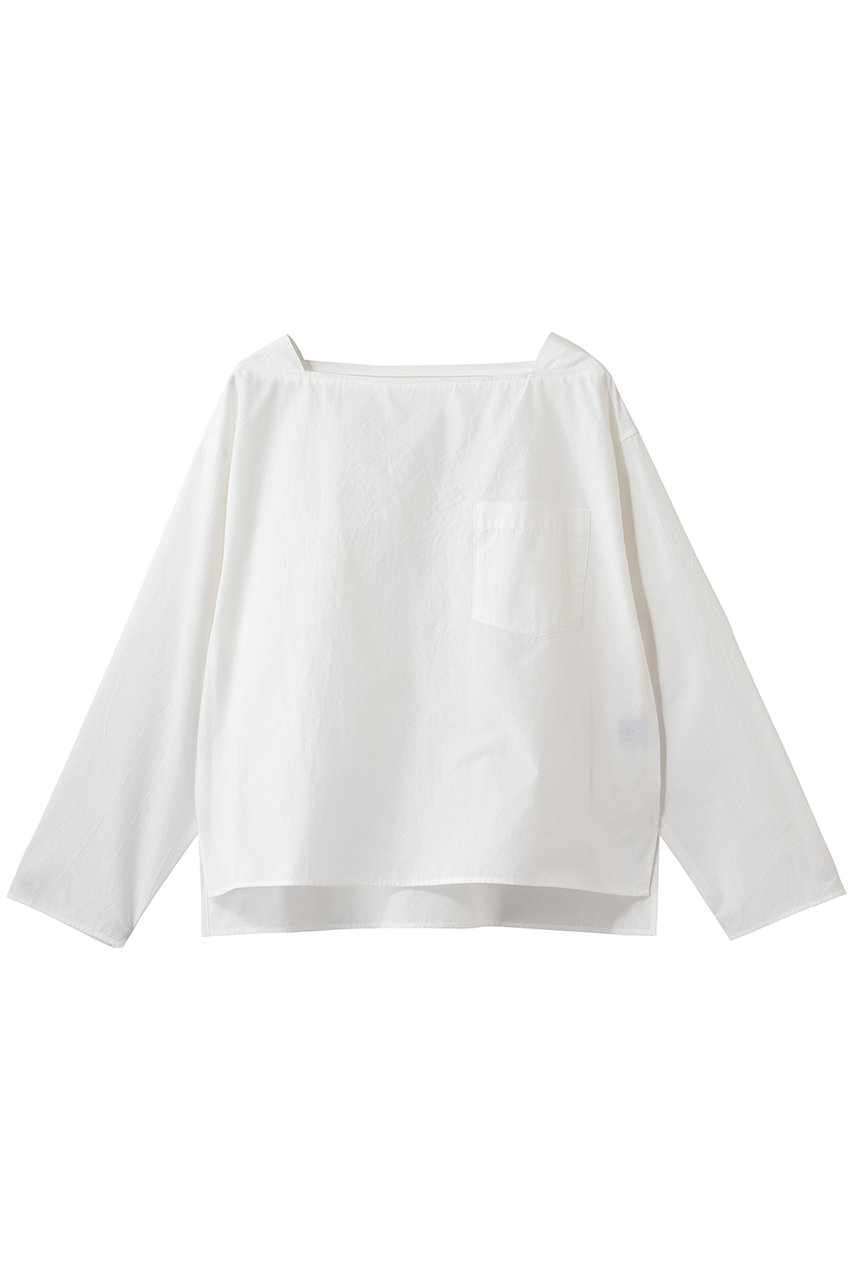 エリオポール/HELIOPOLEのスクエアネックプルオーバー(ホワイト/16003022037HN)