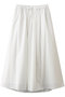 ソローストリングギャザースカート エリオポール/HELIOPOLE ホワイト