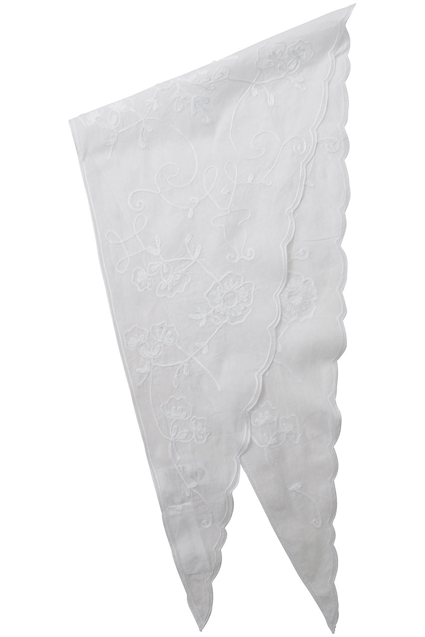 エリオポール/HELIOPOLEの【SARA MALLIKA】ORGAZA AARI EMBROIDERY バブーシュカ(ホワイト/16996006083SN029061SN4)