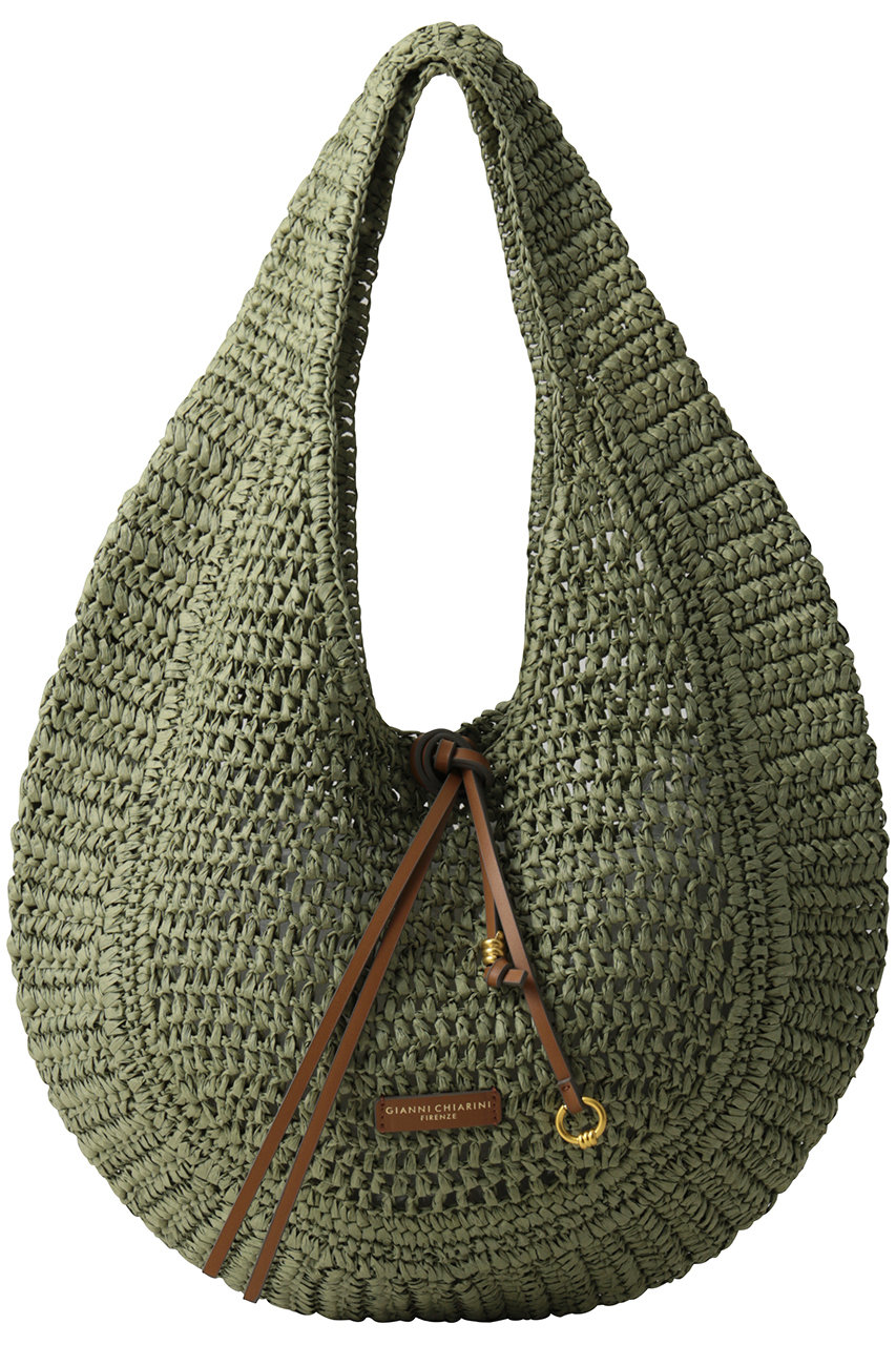 エリオポール/HELIOPOLEの【GIANNI CHIARINI】NEFELI ONE SHOULDER バッグ(オリーブ/16564001073GN)