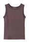 FADE リブタンクトップ エリオポール/HELIOPOLE ワイン