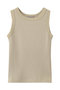 FADE リブタンクトップ エリオポール/HELIOPOLE ベージュ