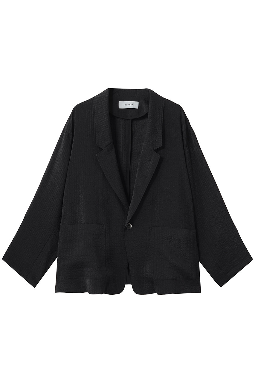 エリオポール/HELIOPOLEのシアードビーストライプジャケット(ブラック/16003038012HN)