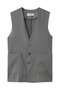 シアードビーストライプベスト エリオポール/HELIOPOLE グレー