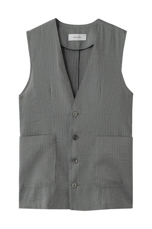 エリオポール/HELIOPOLEのシアードビーストライプベスト(110800/110806)