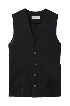 エリオポール/HELIOPOLEのシアードビーストライプベスト(110800/110806)