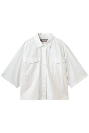 エリオポール/HELIOPOLEのウォッシュドハーフスリーブシャツ(110400/110402)