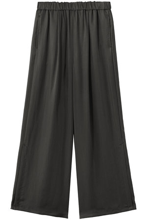 エリオポール/HELIOPOLEのCUPRO スリットイージーパンツ(110600/110601)