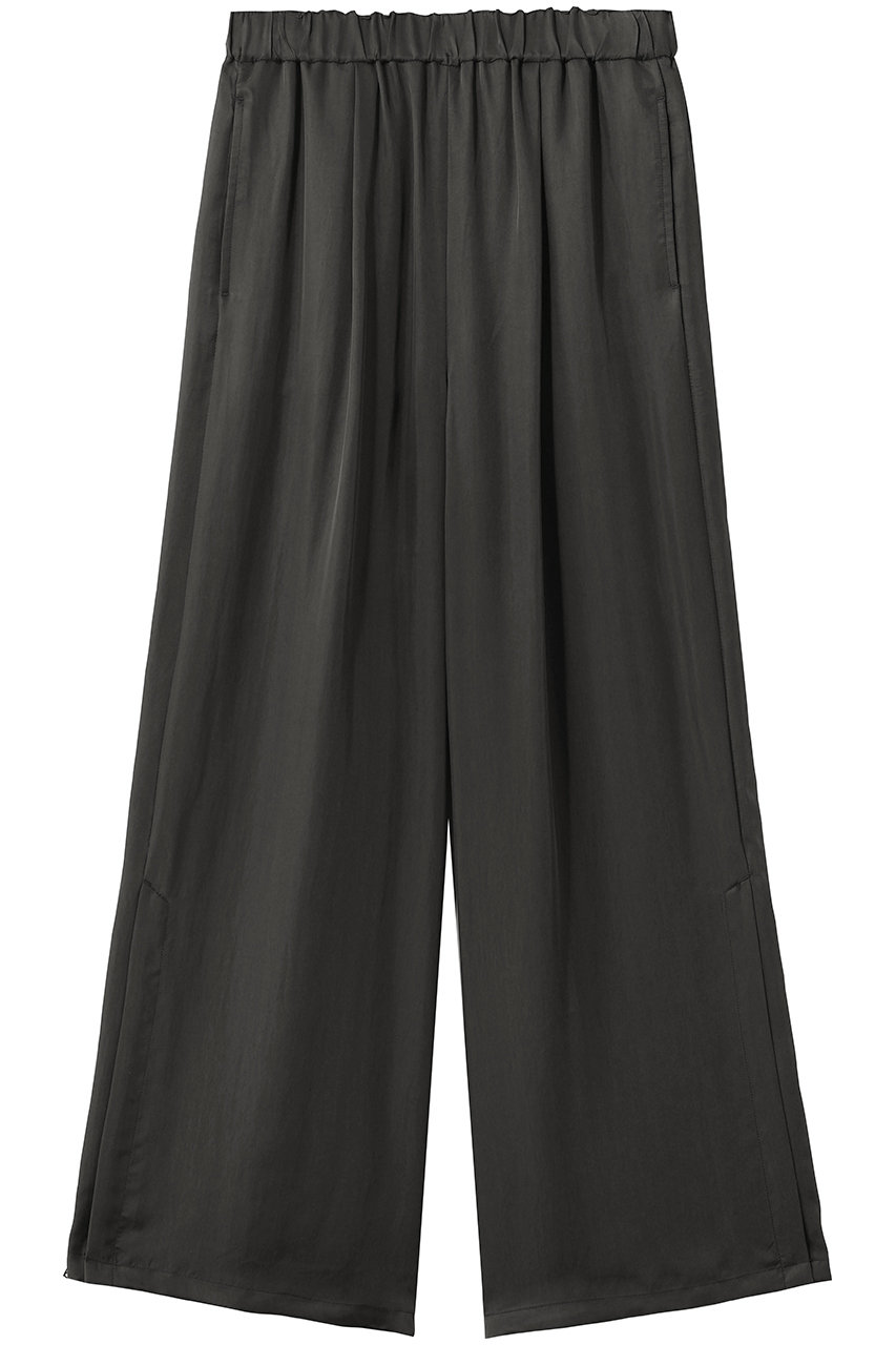 エリオポール/HELIOPOLEのCUPRO スリットイージーパンツ(チャコールグレー/16003051066HN)