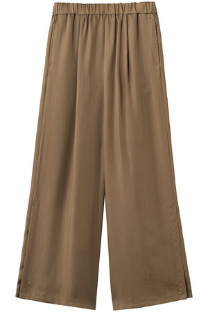 エリオポール/HELIOPOLEのCUPRO スリットイージーパンツ(110600/110601)