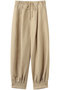 【muller of yoshiokubo】TUCK STITCHED パンツ エリオポール/HELIOPOLE ベージュ