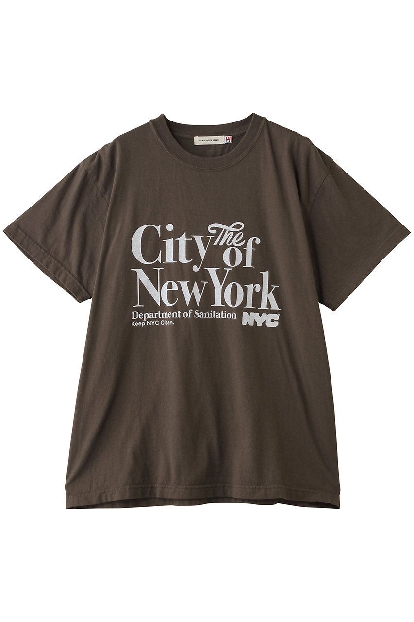 エリオポール/HELIOPOLEの【GOOD ROCK SPEED】NYC Tシャツ(ブラウン/16373006051GN)