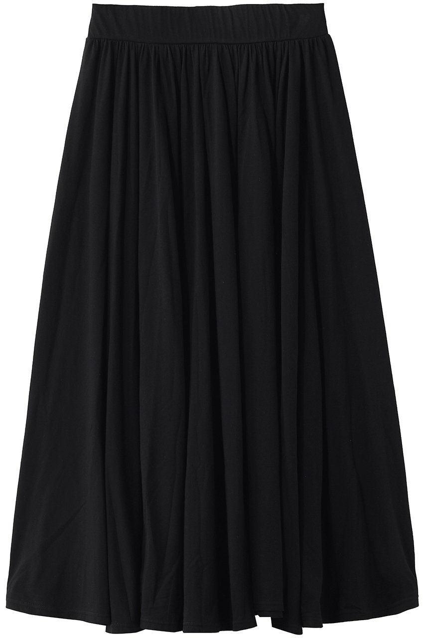 エリオポール/HELIOPOLEのコットンジャージースカート(ブラック/16003053067HN)