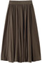 コットンジャージースカート エリオポール/HELIOPOLE ダークブラウン