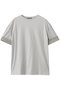 コットンコントラストカフ Tシャツ エリオポール/HELIOPOLE ライトグレー