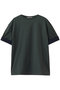コットンコントラストカフ Tシャツ エリオポール/HELIOPOLE ダークグリーン