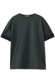 コットンコントラストカフ Tシャツ
