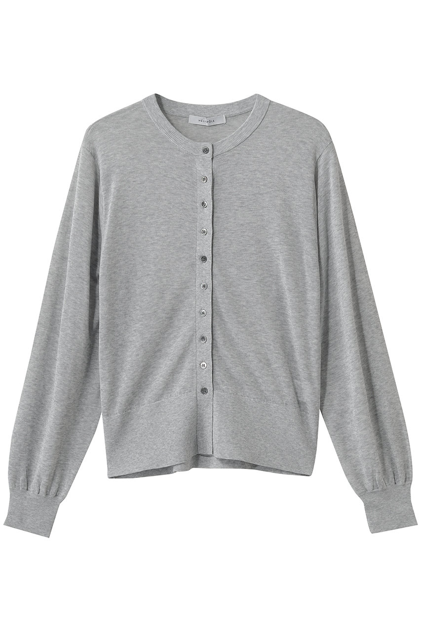 エリオポール/HELIOPOLEのシアーニットカーディガン(ライトグレー/16003046041HN)