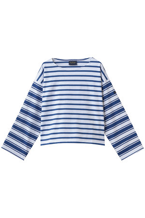 エリオポール/HELIOPOLEの【Le Minor】CHOUCHOU ボーダーショートカットソー(110100/110103)