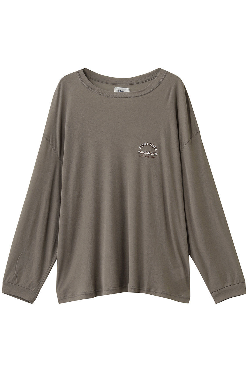 エリオポール/HELIOPOLEの【ST.JOHNS 3rd CLUB】LOGO ロングスリーブ(ブラウン/16057001051SNSJ26-066H/69)