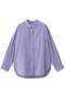 【THREE DOTS】COTTON LINE シャツ エリオポール/HELIOPOLE パープル