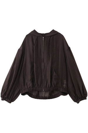 エリオポール/HELIOPOLEの【THREE DOTS】シャイニージップアップフーディ(110800/110802)