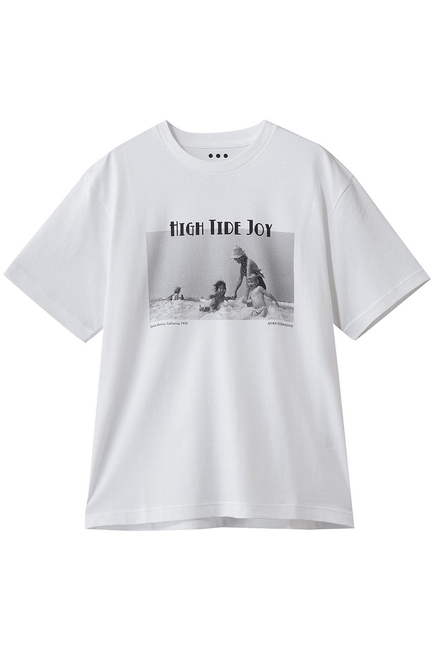 エリオポール/HELIOPOLEの【THREE DOTS】GRAPHIC Tシャツ(high tide joy/16047008051TNAK1005YU)