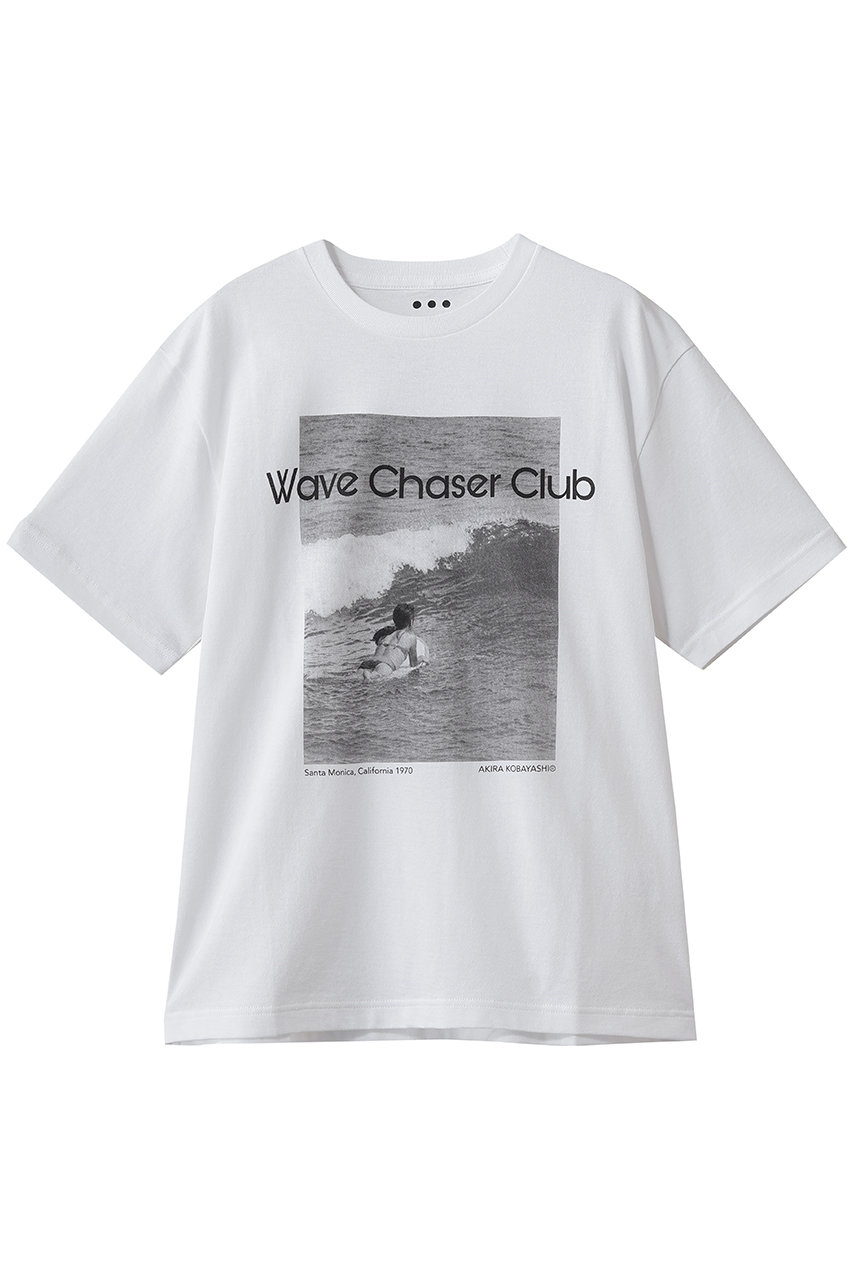 エリオポール/HELIOPOLEの【THREE DOTS】GRAPHIC Tシャツ(wave chaser club/16047008051TNAK1005YU)