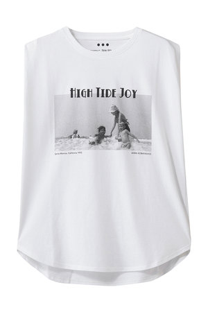 エリオポール/HELIOPOLEの【THREE DOTS】GRAPHIC タンクトップ(110100/110101)