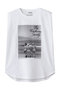 【THREE DOTS】GRAPHIC タンクトップ エリオポール/HELIOPOLE ライトグレー