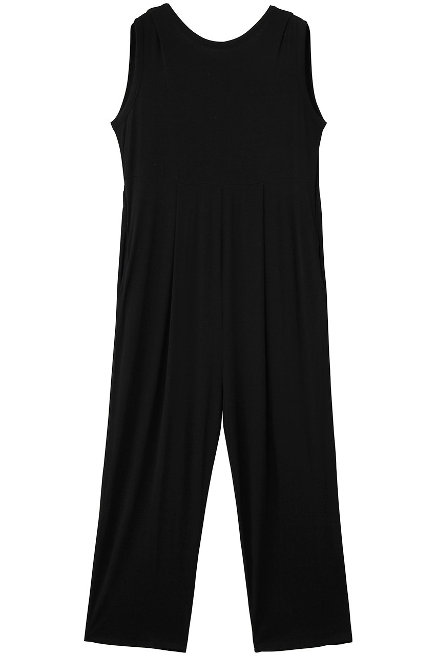 エリオポール/HELIOPOLEの【THREE DOTS】TRAVEL LINE サロペット(ブラック/16047016051TN)