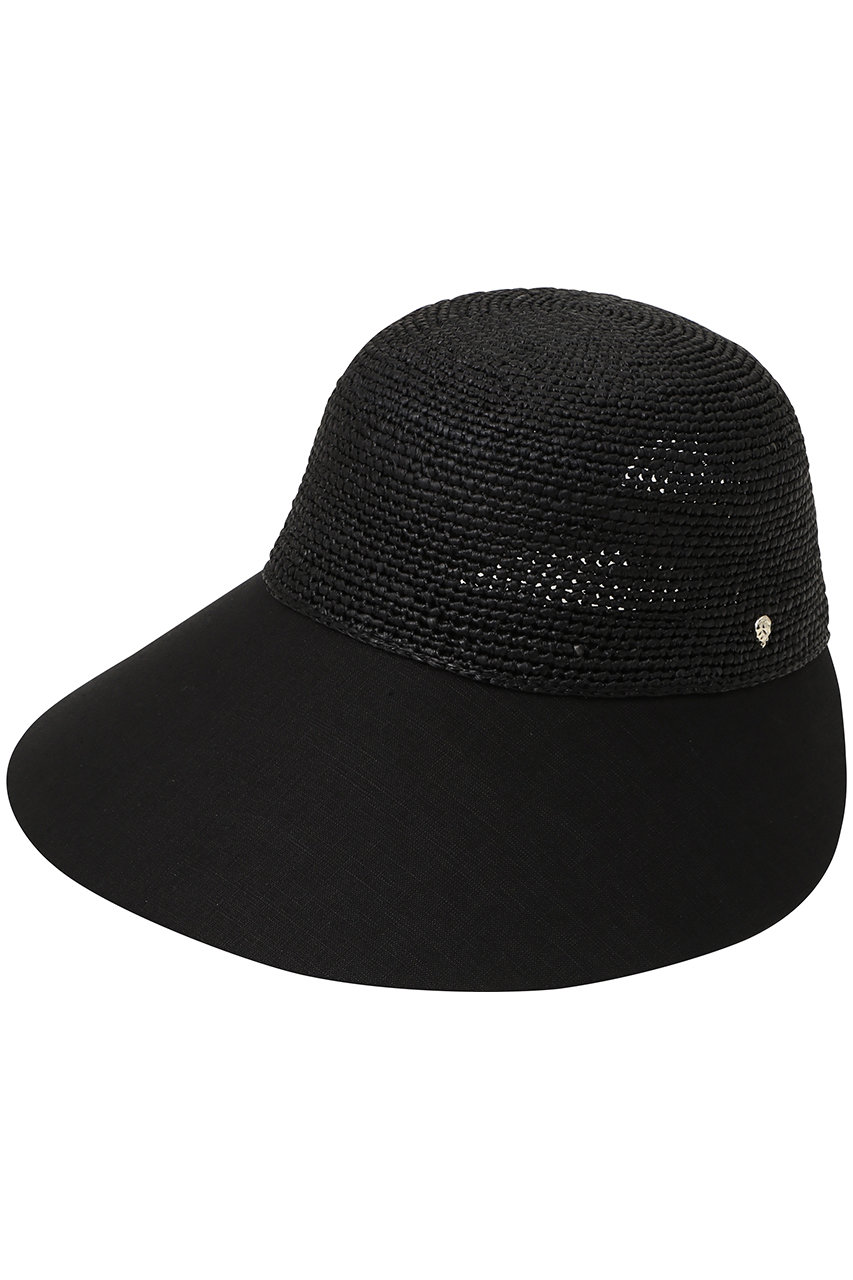 エリオポール/HELIOPOLEの【HELEN KAMINSKI】BLAISE ラフィア&リネンCAP(チャコールグレー/16056001084HN)