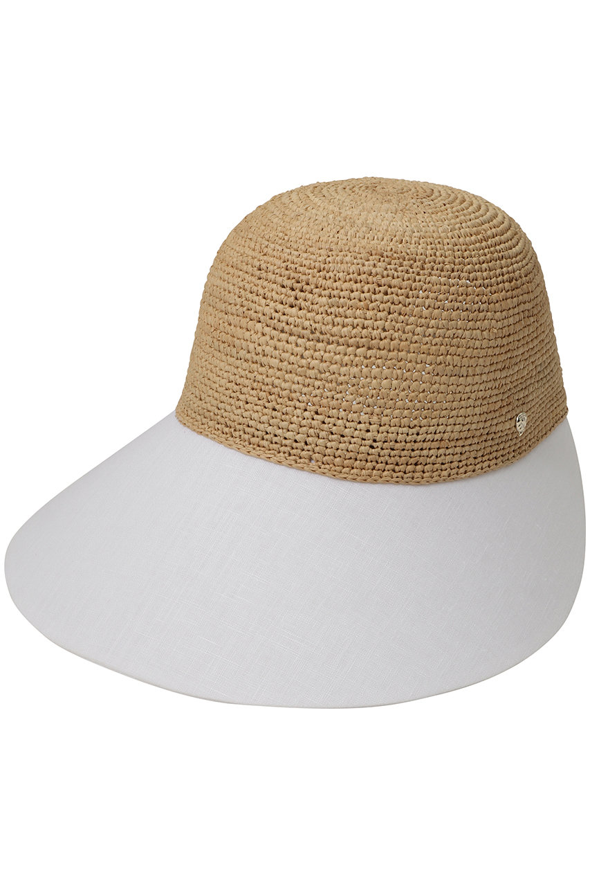 エリオポール/HELIOPOLEの【HELEN KAMINSKI】BLAISE ラフィア&リネンCAP(ベージュ/16056001084HN)