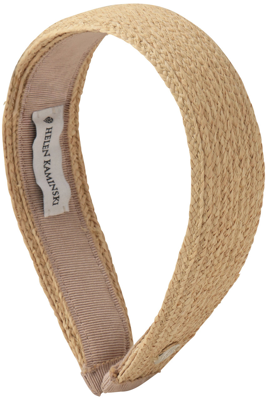 エリオポール/HELIOPOLEの【HELEN KAMINSKI】RAFFIA BRAID ヘッドバンド(ベージュ/16056002091HN)