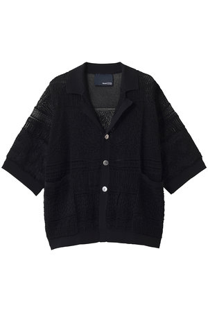 エリオポール/HELIOPOLEの【boussole】ハーフスリーブレースカーディガン(110300/110303)