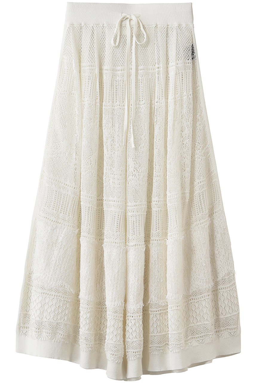 エリオポール/HELIOPOLEの【boussole】レースフレアスカート(アイボリー/16547005041BN)