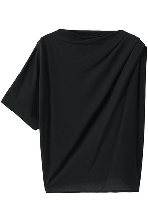 エリオポール/HELIOPOLEの【HAKUJI】クレープジャージーアシメTシャツ(110100/110102)
