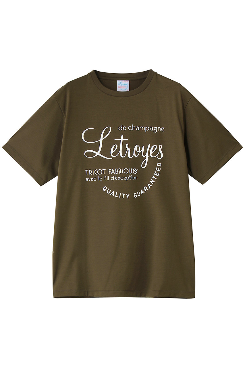 エリオポール/HELIOPOLEの【Letroyes / ルトロワ】LOGO Tシャツ(ダークブラウン/16028004051LN)