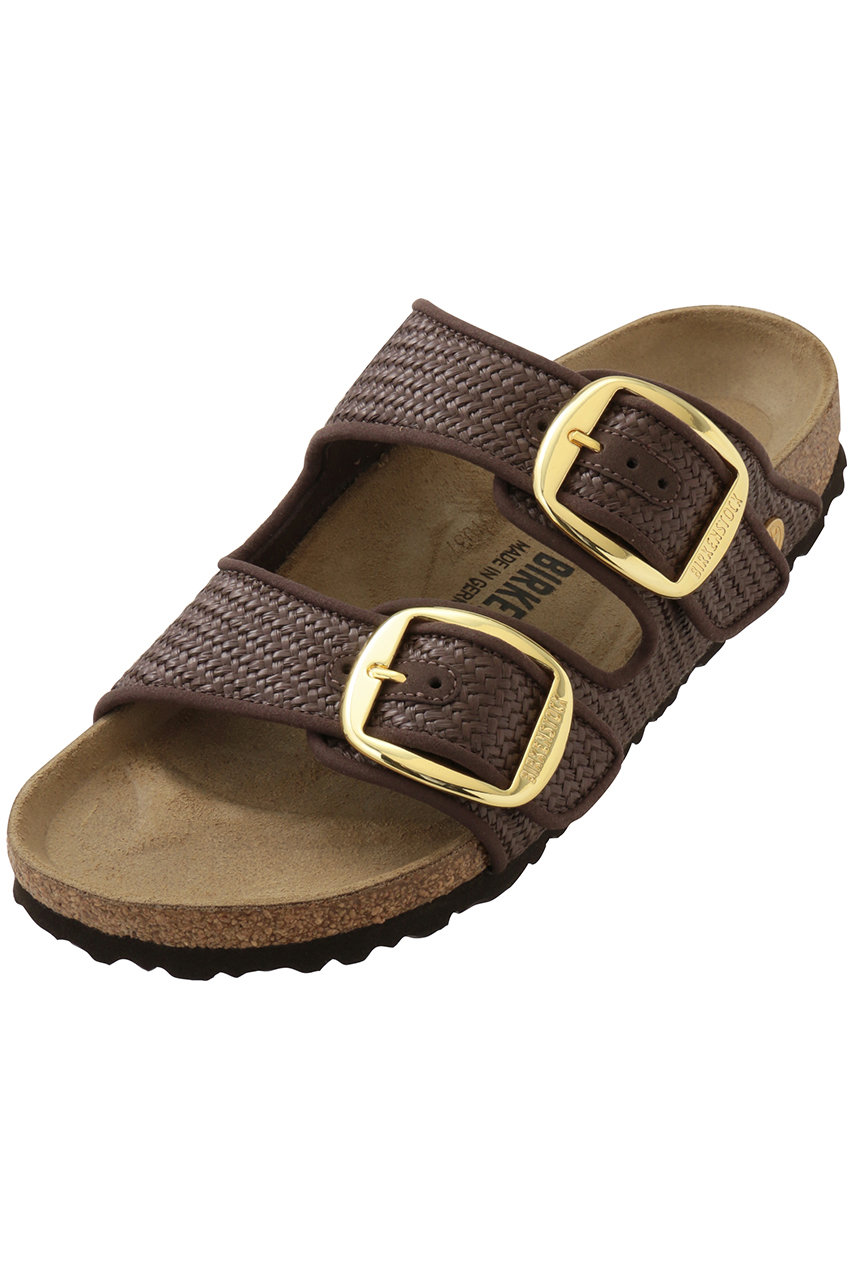 エリオポール/HELIOPOLEの【BIRKENSTOCK】Arizona Big Buckle TEX Raffia(ブラウン/16957001071BN)