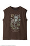 【GOOD ROCK SPEED】LIFE PC / FLOWER SLEEVELESS Tシャツ エリオポール/HELIOPOLE ブラウン