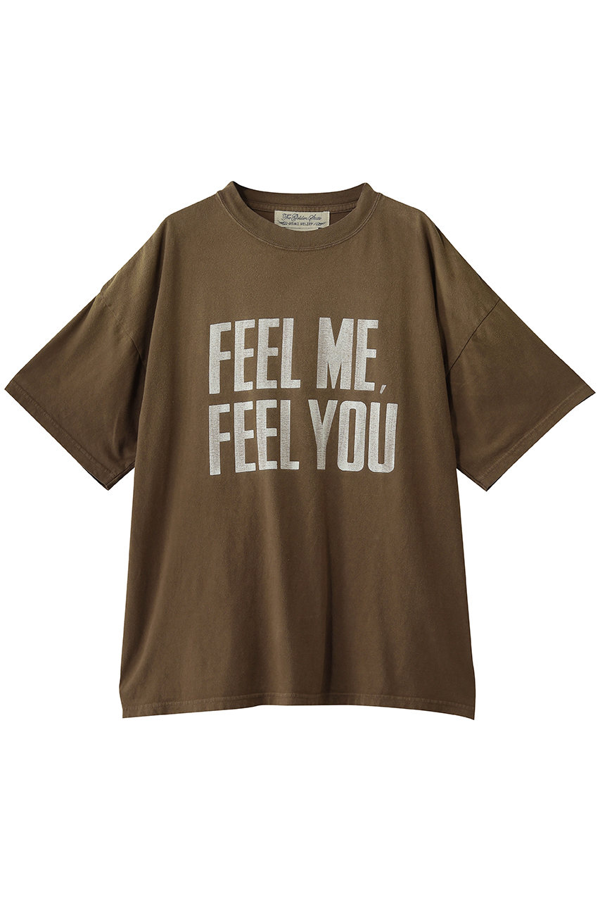エリオポール/HELIOPOLEの【REMI RELIEF / レミレリーフ】FEEL ME BIG Tシャツ(ブラウン/26048001051RN)