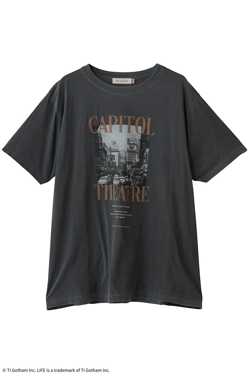 HELIOPOLE 【GOOD ROCK SPEED / グッドロックスピード】LIFE PICTURE COLLECTION Tシャツ (チャコールグレー, F) エリオポール ELLE SHOP
