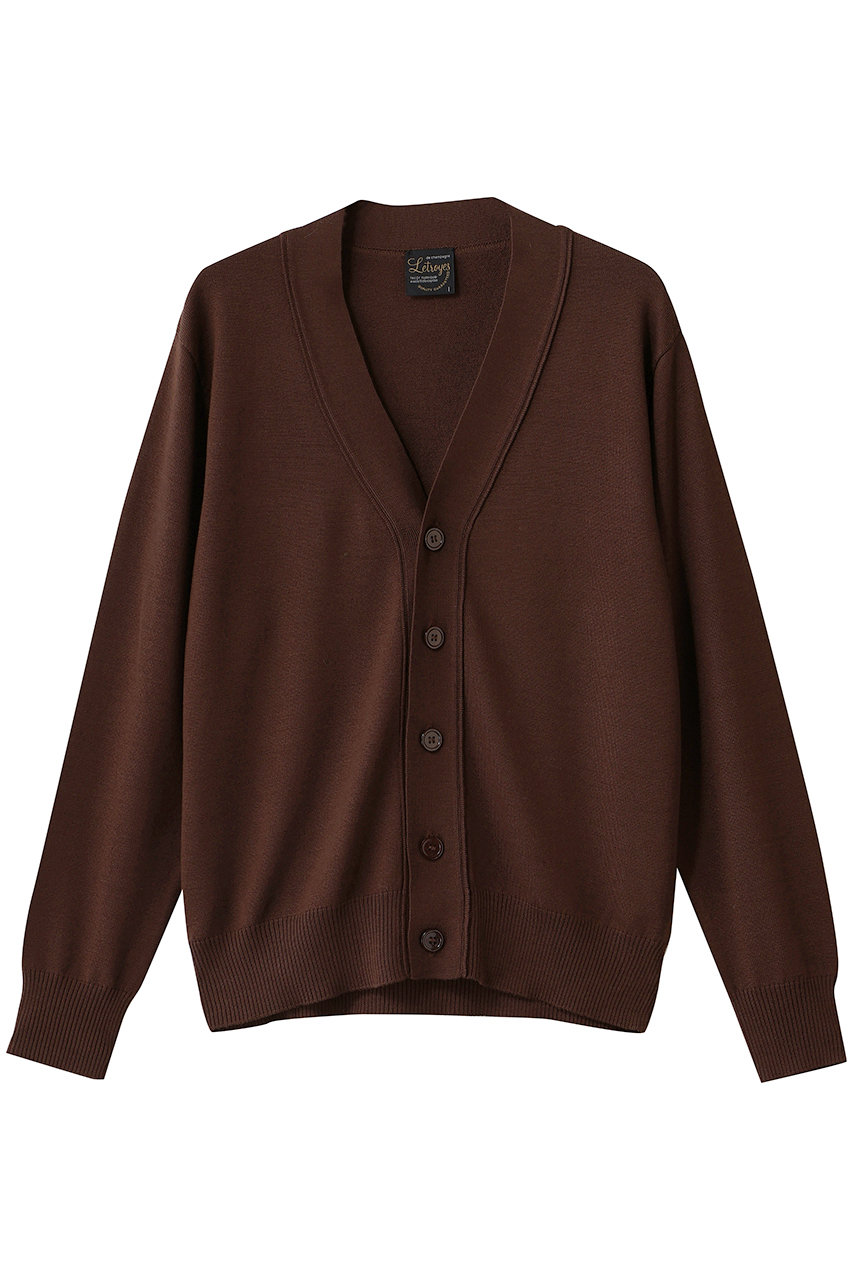 HELIOPOLE 【Letroyes / ルトロワ】HENRI (V カーディガン) (ブラウン, 2) エリオポール ELLE SHOP