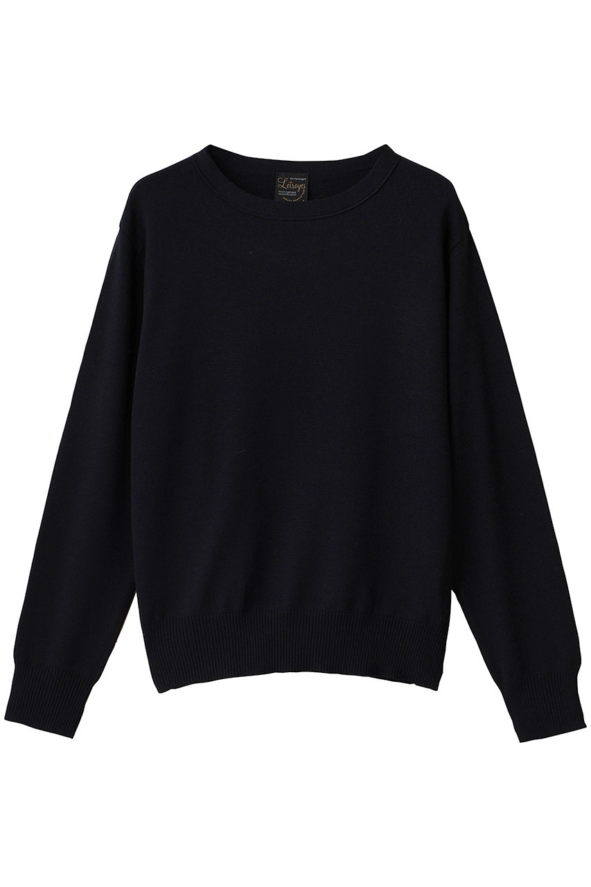 HELIOPOLE 【Letroyes / ルトロワ】TOHMAS (クルーネック) (ネイビー, 1) エリオポール ELLE SHOP