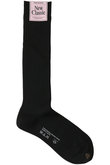 【MARCOMONDE / マルコモンド】Wool wide ribbed ハイソックス